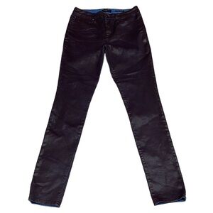 ROBERT RODRIGUEZ Jeans Waxed Denim Burgundy High Rise Mi Cielo Size 29
